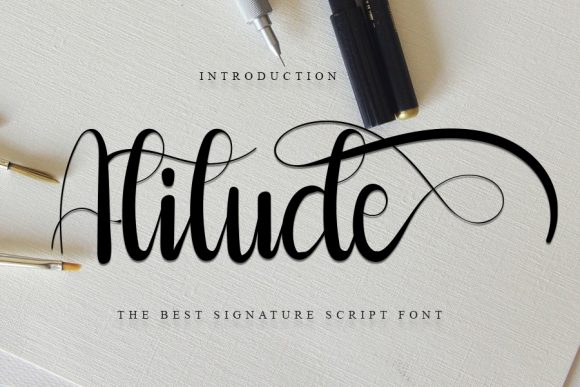 Atitude: A Bold Script for Creative Projects