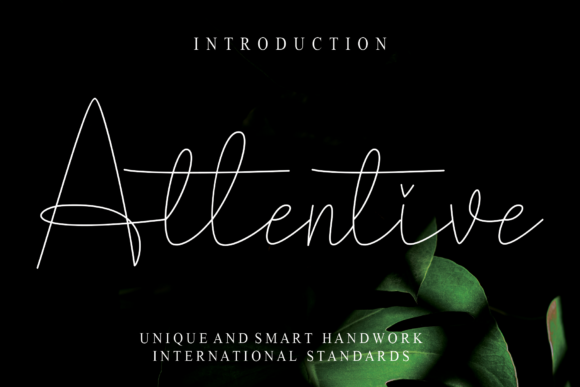 Attentive: A Delicate and Stylish Handwritten Font for Designers