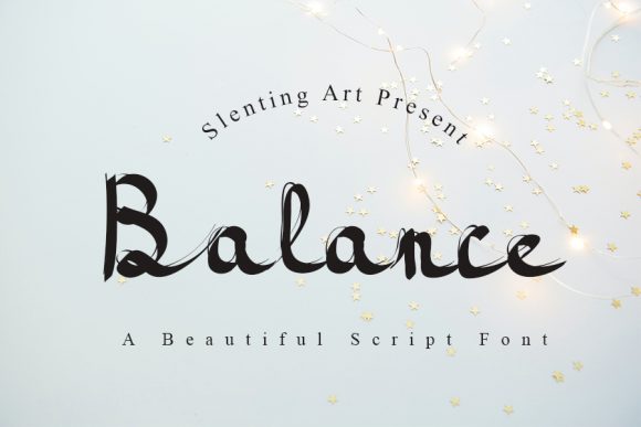 Balance: A Handwritten Font for Elegant Editorial Design