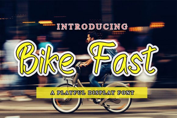 Bike Fast: A Charming Handwritten Font for Web Design