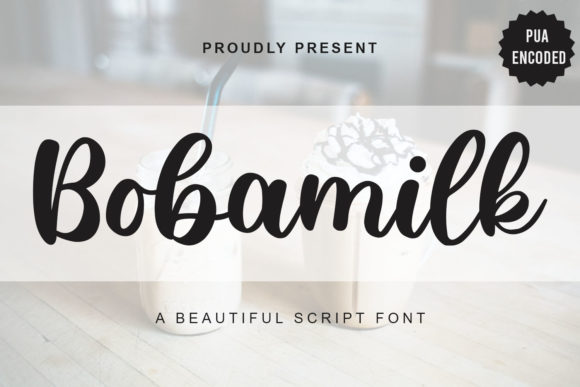 Bobamilk: A Handwritten Font for Crafters and Creators