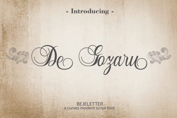 De Gozaru: A Premium Script Font for Elegant Campaigns