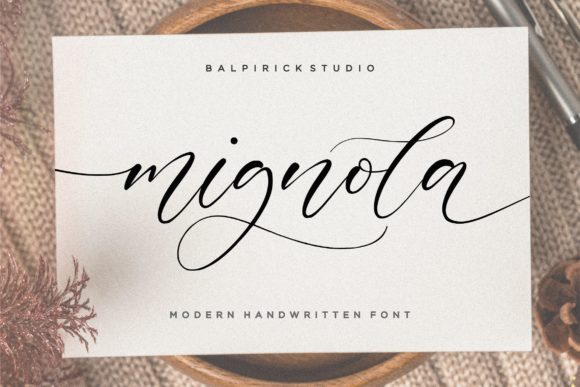 Discover Mignola: A Versatile Handwritten Font for Creative Projects