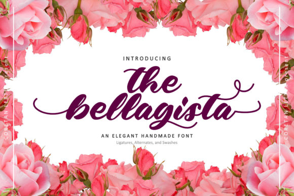 Discover The Bellagista: A Charming Handwritten Font for Your Next Project