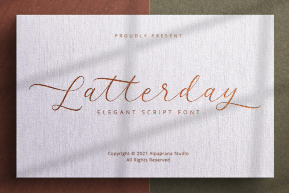 Discovering Latterday: A Handwritten Font for Elegant Design