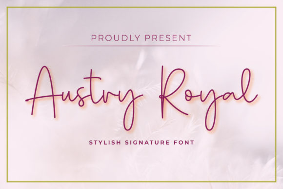 Elevate Your Craft with Austry Royal: A Premium Script Font