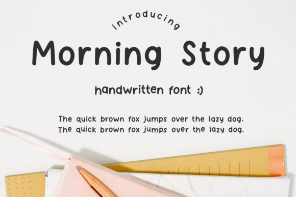 Enhance Your Brand with Morning Story Font