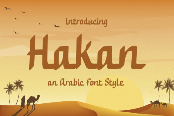 Enhance Your Campaigns with Hakan, the Elegant Arabic Script Font