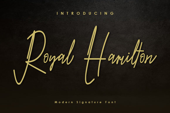 Enhancing Web Design with Royal Hamilton Font