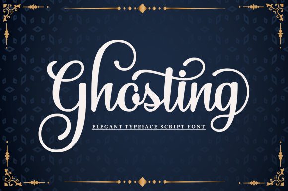 Ghosting: A Distinct Script Font for Crafters and Creators