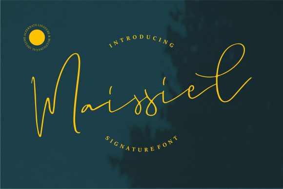 Maissiel: A Versatile Handwritten Font for Creative Projects
