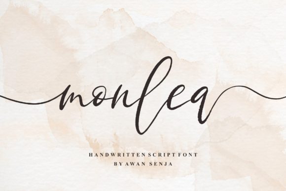 Monlea: A Dainty Handwritten Font for Elegant Web Design