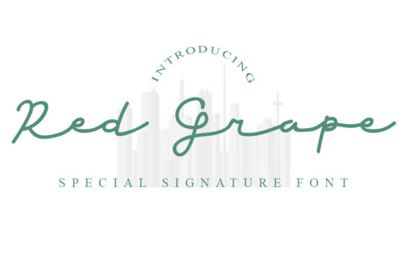 Red Grape: A Classy Script Font for Elegant Branding