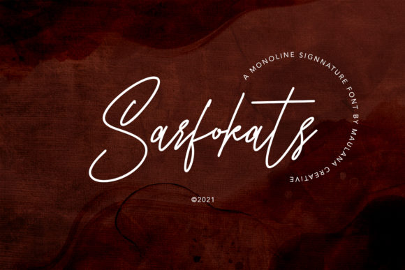 Sarfokats: A Delicate Script Font for Elegant Branding