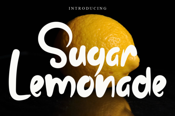 Sugar Lemonade: A Whimsical Script Font for Crafters