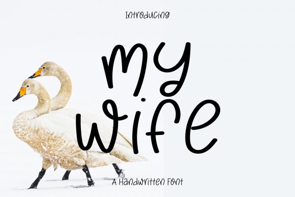 Transform Your Brand with My Wife: A Charming Handwritten Font