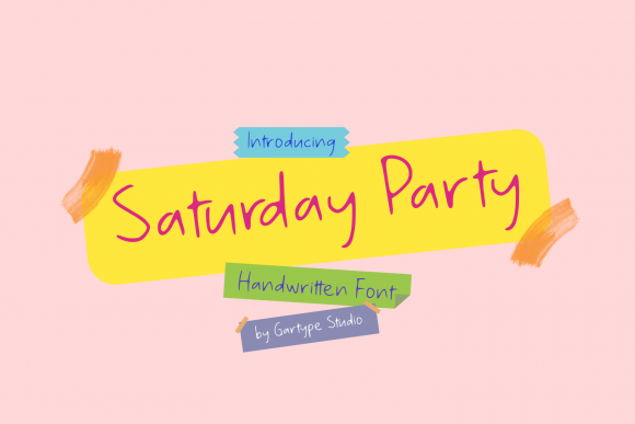 Transform Your Brand with Saturday Party Font