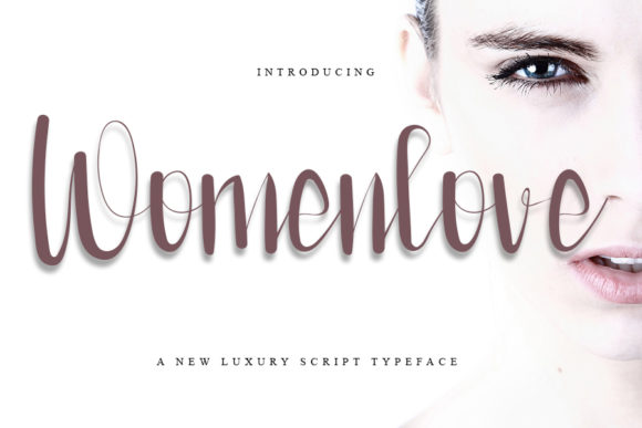 Womenlove: A Delicate Script Font for Elegant Branding