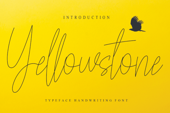 Yellowstone: A Versatile Handwritten Font for Web Design